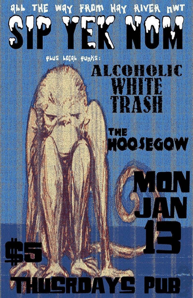 DRUNKEN OI-FEST...........: Sip Yek Nom, Alcoholic White Trash, The Hoosegow @ Logan's Pub Jan 13 2003 - May 6th @ Logan's Pub