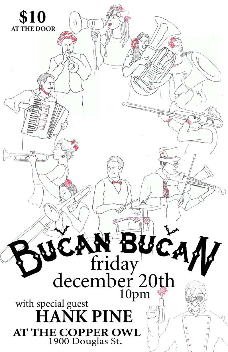 Bučan Bučan, Hank PIne @ Copper Owl Dec 20 2013 - May 14th @ Copper Owl