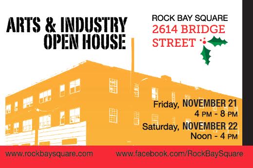 Art & Industry Open House  2014 @ Rock Bay Square Nov 21 2014 - May 5th @ Rock Bay Square