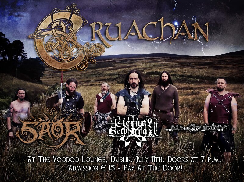 Cruachan/Saor/Eternal Helcaraxe/Na Cruithne: Cruachan, Saor, Eternal Helcaraxe, Na Cruithne @ The Voodoo Lounge Jul 10 2015 - May 9th @ The Voodoo Lounge