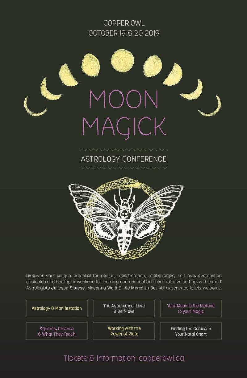 Moon Magick Astrology Conference @ Copper Owl Oct 19 2019 - Jun 11th @ Copper Owl