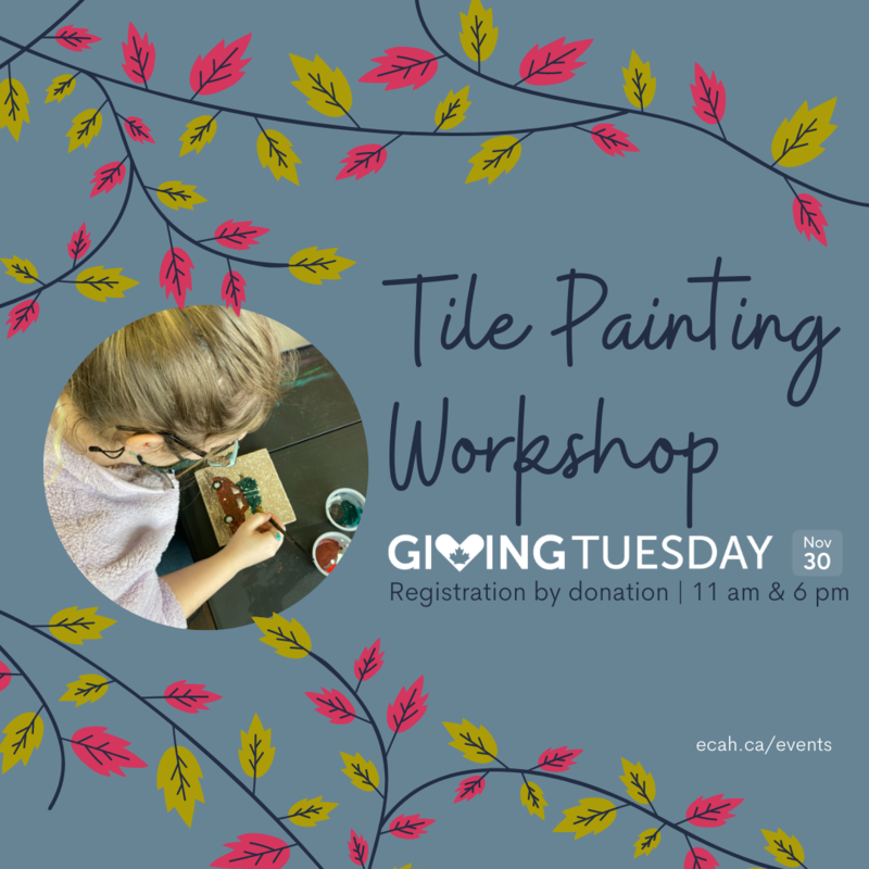 Tile Painting Workshop - May 22nd @ ECAH
