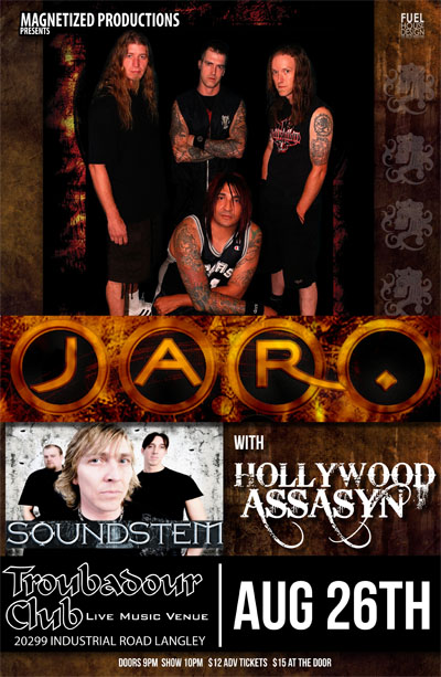 Magnetized Productions Presents: JAR., Soundstem, Hollywood Assassyn @ The Troubadour Club Aug 26 2011 - May 6th @ The Troubadour Club