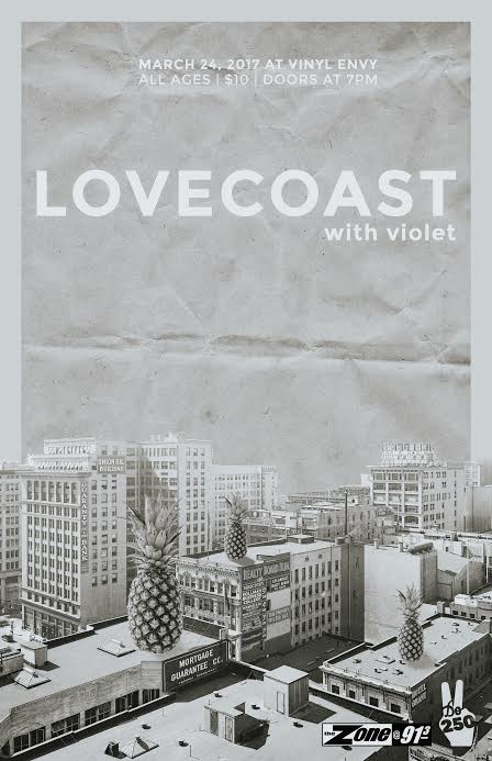 LOVECoast, Violet @ Vinyl Envy Mar 24 2017 - May 6th @ Vinyl Envy