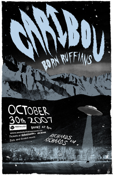 Caribou, Born Ruffians @ Richard's On Richards Oct 30 2007 - May 6th @ Richard's On Richards
