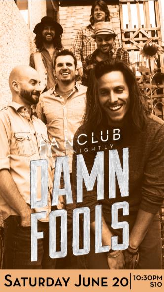 Damn Fools (11:30), DJ Chris Rockwell (9:30) @ Vancouver FanClub Jun 20 2014 - Jun 16th @ Vancouver FanClub