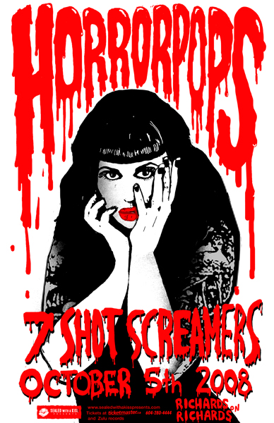 Horrorpops, 7 Shot Screamers @ Richard's On Richards Oct 5 2008 - May 7th @ Richard's On Richards