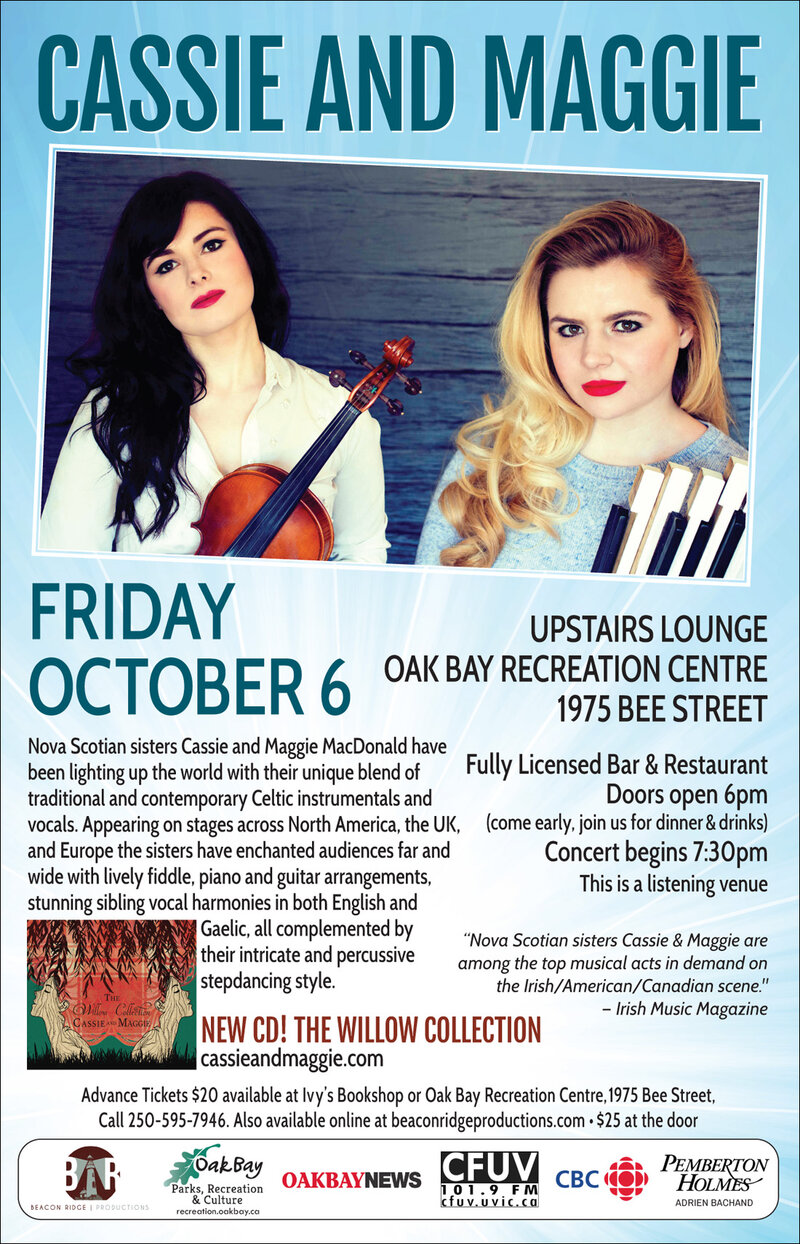 Cassie & Maggie MacDonald @ Sports View Lounge Oct 6 2017 - Jun 4th @ Sports View Lounge