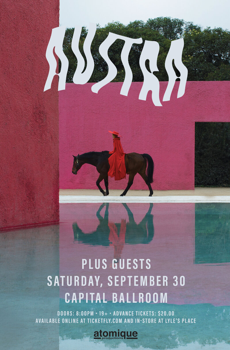 Austra, Ela Minus @ Capital Ballroom Sep 30 2017 - May 6th @ Capital Ballroom