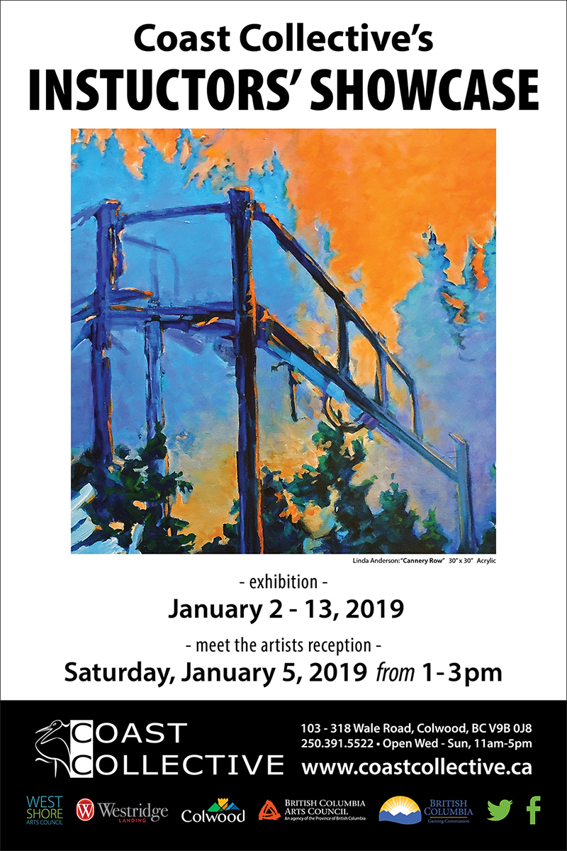 Coast Collective Instructor Showcase @ Coast Collective Art Society Jan 2 2019 - Jul 24th @ Coast Collective Art Society