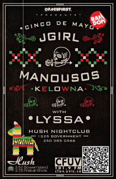 House! Funk! Jazz!: JGirl & Manousos, Lyssa @ Hush May 5 2012 - Jun 4th @ Hush