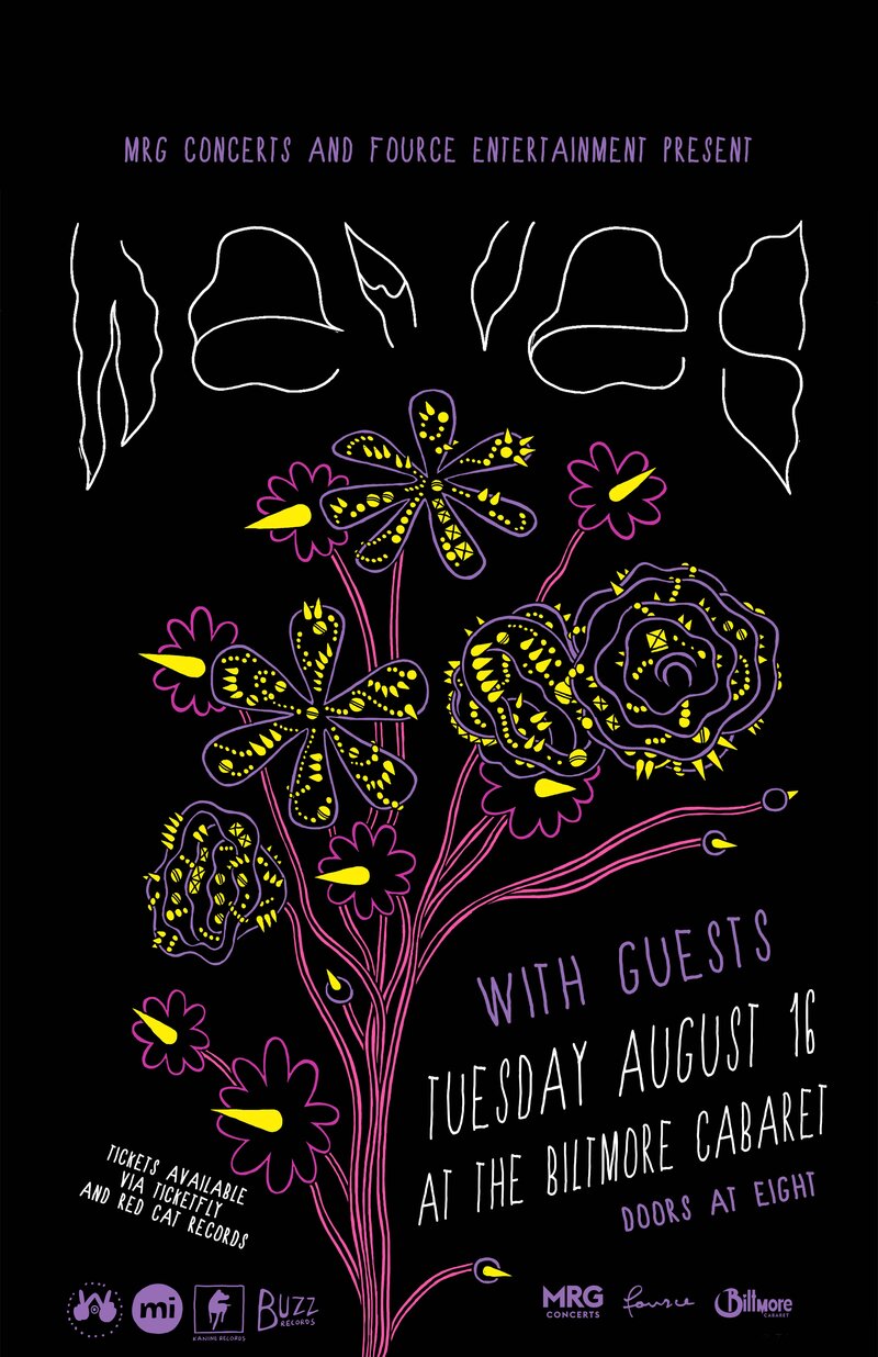 Weaves, Jay Arner, Jo Passed @ The Biltmore Cabaret Aug 16 2016 - May 5th @ The Biltmore Cabaret