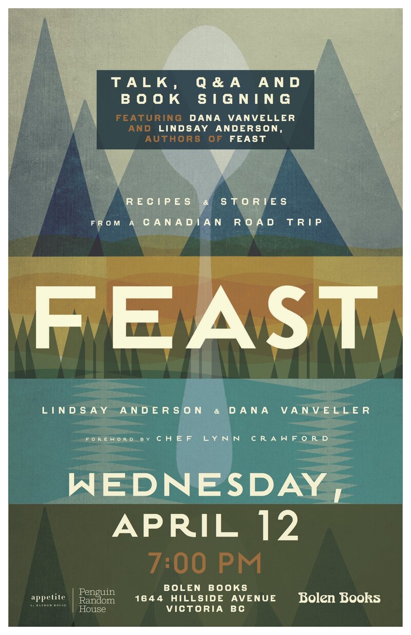 Lindsay Anderson and Dana VanVeller present Feast: Lindsay Anderson, Dana VanVeller @ Bolen Books Apr 12 2017 - May 1st @ Bolen Books