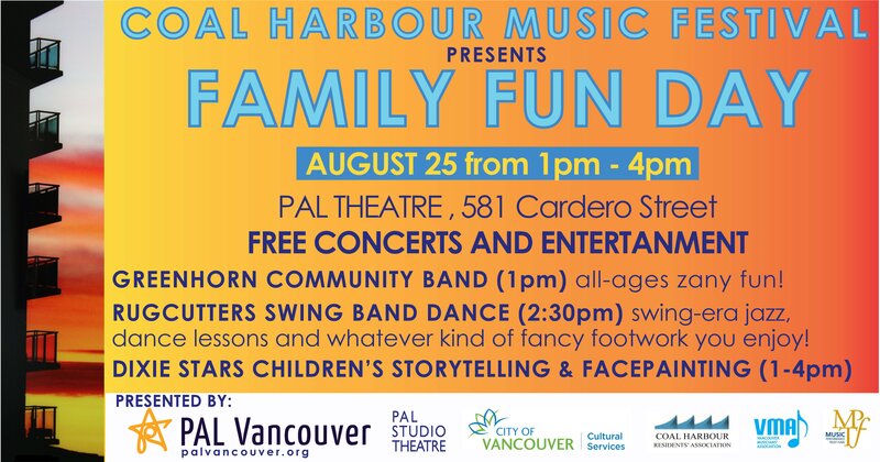 FAMILY DAY: Greenhorn Community Band, Rugcutters Swing Band, Dixie Stars Children's Story Telling and Face Painting @ PAL Studio Theatre Aug 25 2019 - May 10th @ PAL Studio Theatre