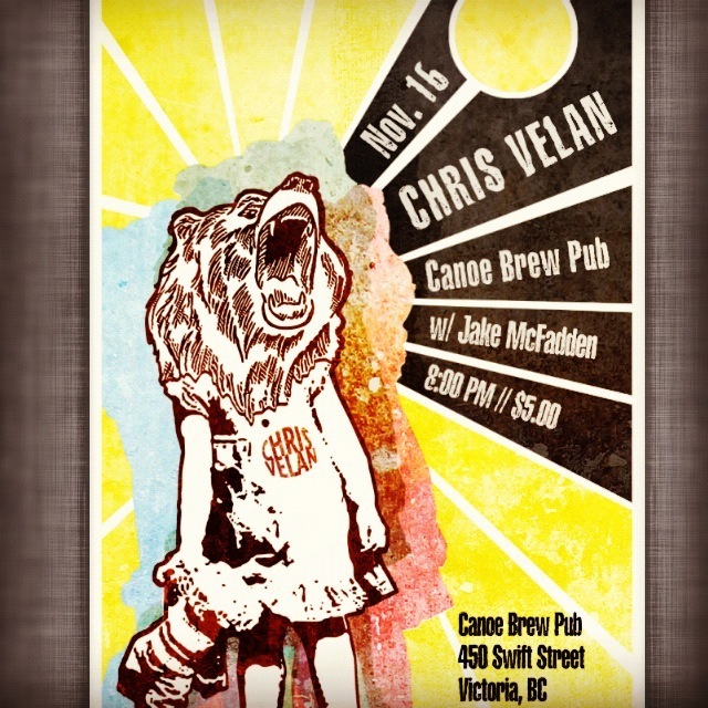 Jake McFadden, Chris Velan @ Canoe Brewpub Nov 16 2012 - May 20th @ Canoe Brewpub