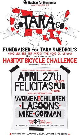 Habitat for Humanity Fundraiser: Lagoons, Women & Children, Mike Gorman @ Felicita's Pub Apr 27 2006 - May 8th @ Felicita's Pub