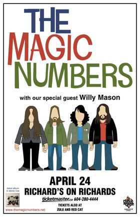 The Magic Numbers, Willy Mason @ Richard's On Richards Apr 24 2006 - May 16th @ Richard's On Richards