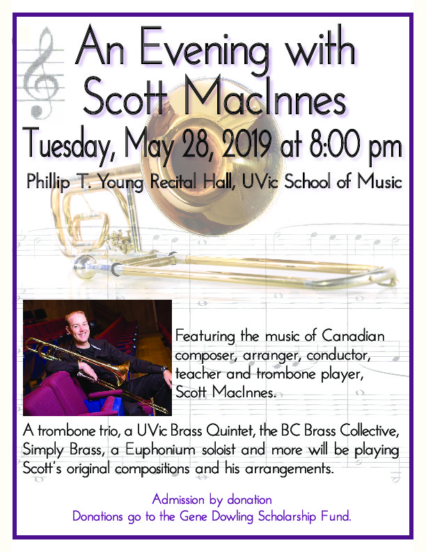 An Evening with Scott MacInnes @ Phillip T. Young Recital Hall (Uvic) May 28 2019 - May 3rd @ Phillip T. Young Recital Hall (Uvic)