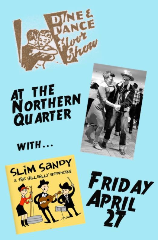 Slim Sandy and the Hillbilly Boppers @ Northern Quarter Apr 27 2018 - May 6th @ Northern Quarter