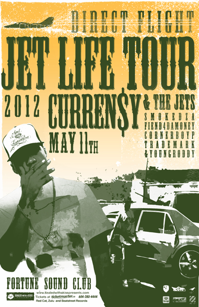 Curren$y, The Jets 1973, Fiend 4 Da Money, Cornerboy P, Trademark, Young Roddy @ Fortune Sound Club Dec 31 1969 - May 6th @ Fortune Sound Club
