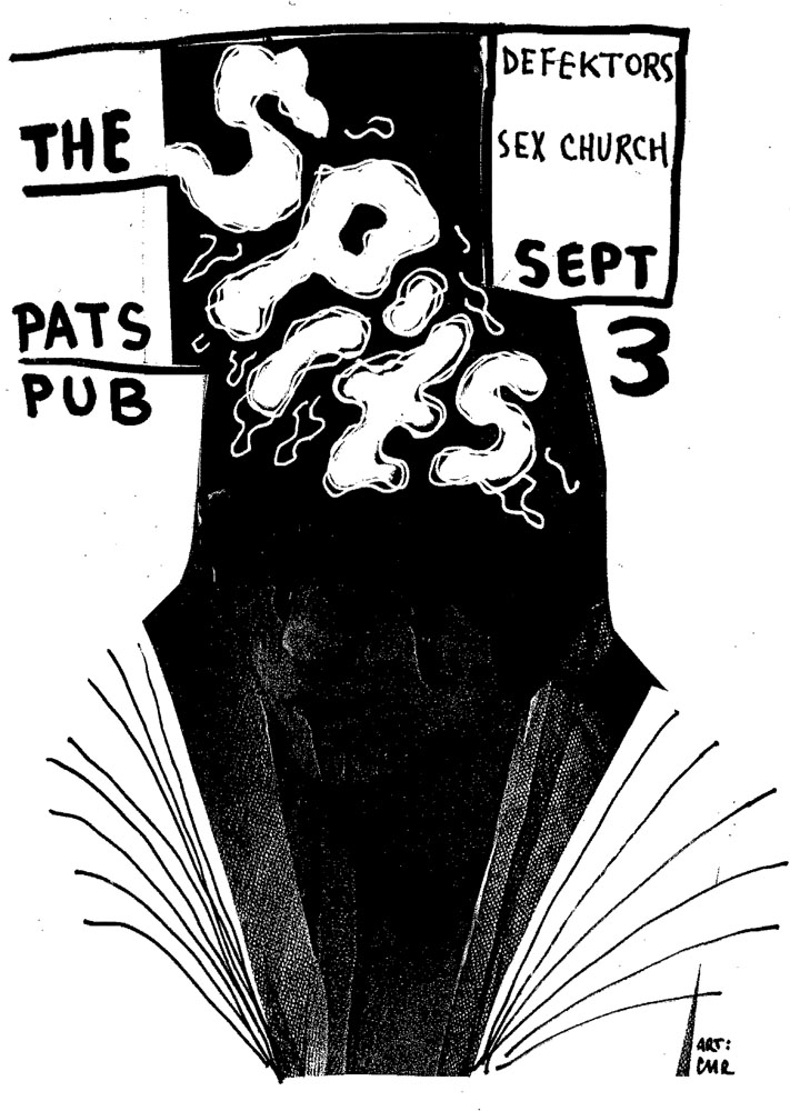 The Spits, Defektors, Sex Church, Manic Attracts @ Pat's Pub Sep 3 2010 - May 13th @ Pat's Pub