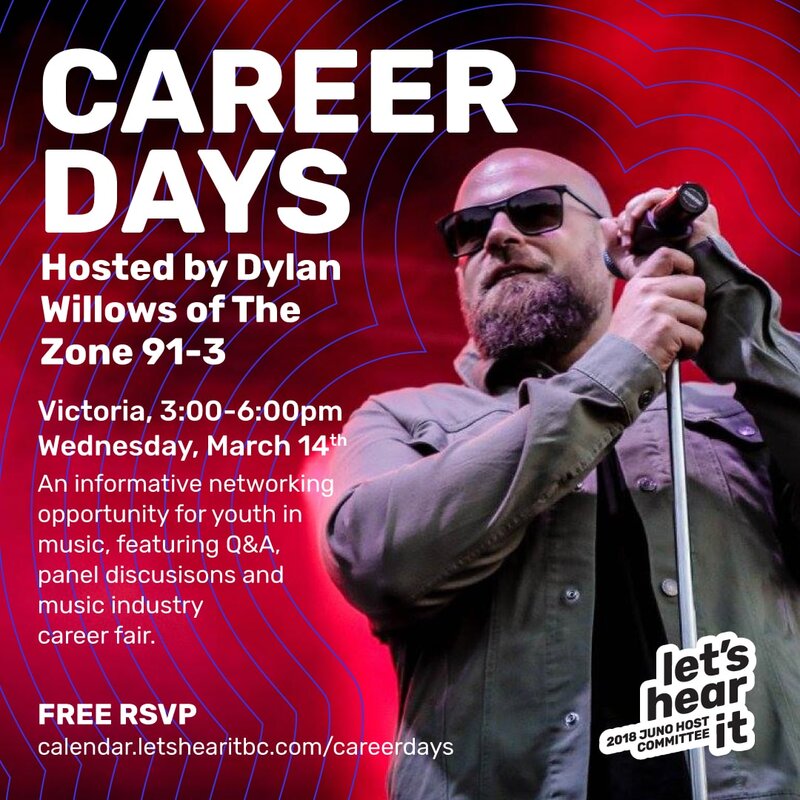 Let's Hear It BC presents Career Day Victoria @ McPherson Playhouse Mar 14 2018 - Jun 12th @ McPherson Playhouse