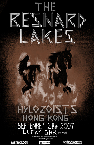 The Besnard Lakes, Hylozoists, Hong Kong @ Lucky Bar Sep 28 2007 - May 7th @ Lucky Bar