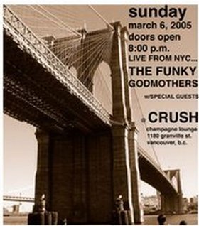 NY FUNK!: The Funky Godmothers @ Crush Champagne Lounge - Mar 06, 2005