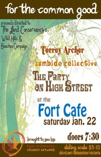For the Common Good: The Party on High Street, the Zumbido Collective, Torrey Archer @ The Fort Cafe Jan 22 2011 - Jun 8th @ The Fort Cafe
