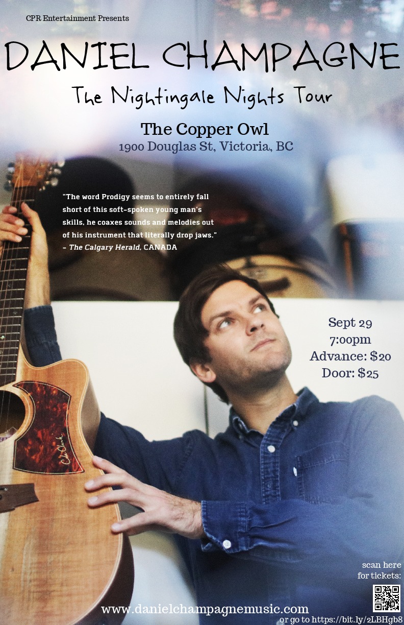 Daniel Champagne @ Copper Owl Sep 29 2019 - Jun 4th @ Copper Owl