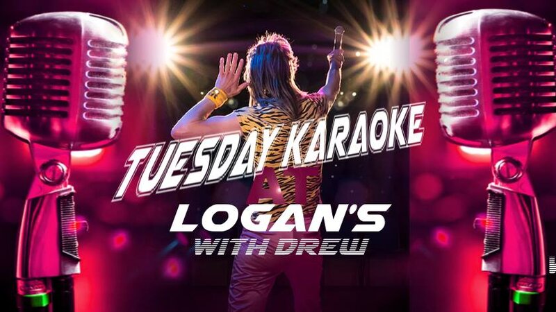 Tuesday Karaoke With Drew @ Logan's Pub Nov 19 2019 - May 11th @ Logan's Pub