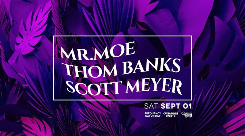 Frequency Saturdays w/: Mr. Moe, Thom Banks, Scott Meyer @ Copper Owl - Sep 01, 2018