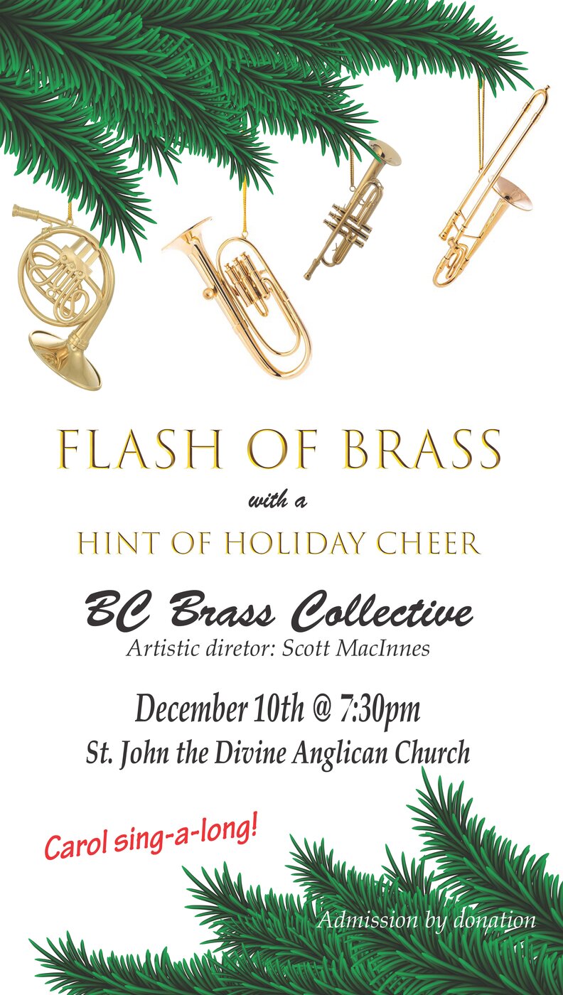 Flask of Brass: BC Brass Collective @ St John the Divine Dec 10 2019 - May 9th @ St John the Divine