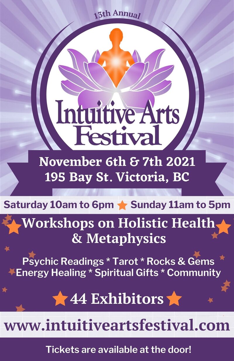 13th Annual Intuitive Arts Festival @ Leonardo da Vinci Centre Nov 7 2021 - May 7th @ Leonardo da Vinci Centre