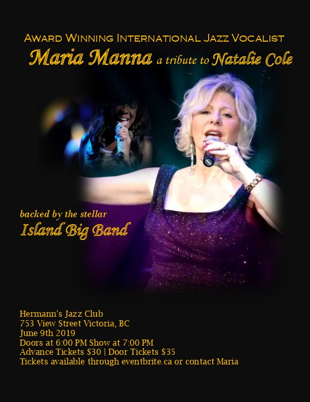 Unforgettable - A Tribute to Natalie Cole @ Hermann's Jazz Club Jun 9 2019 - Jun 7th @ Hermann's Jazz Club