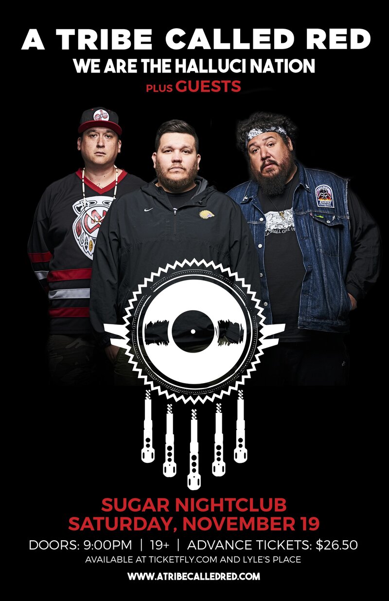 A Tribe Called Red, Saul Williams @ Capital Ballroom Nov 19 2016 - May 5th @ Capital Ballroom
