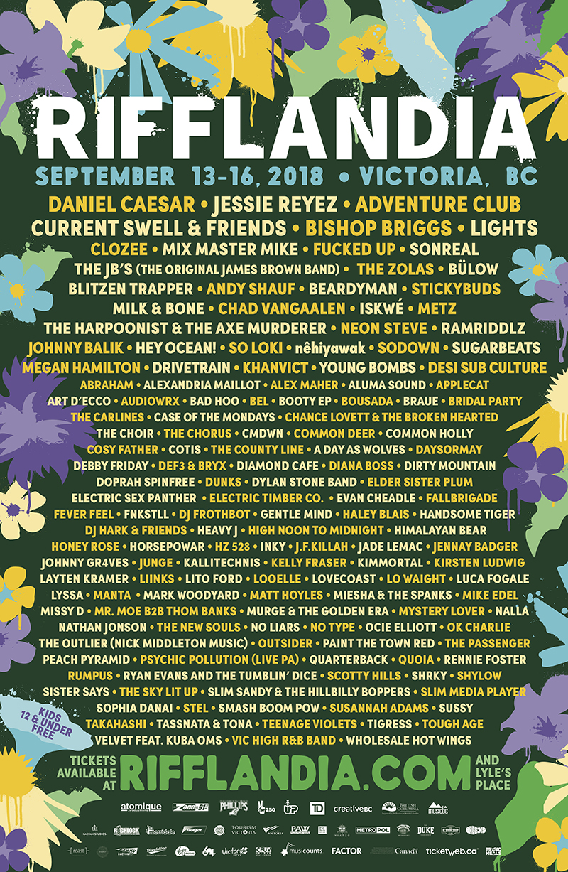 Rifflandia 2018 at Capital Ballroom @ Capital Ballroom Sep 13 2018 - May 1st @ Capital Ballroom