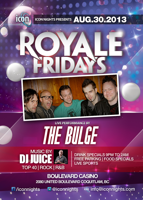 THE BULGE, JUICE @ Lion's Den Boulevard Casino Aug 30 2013 - May 9th @ Lion's Den Boulevard Casino