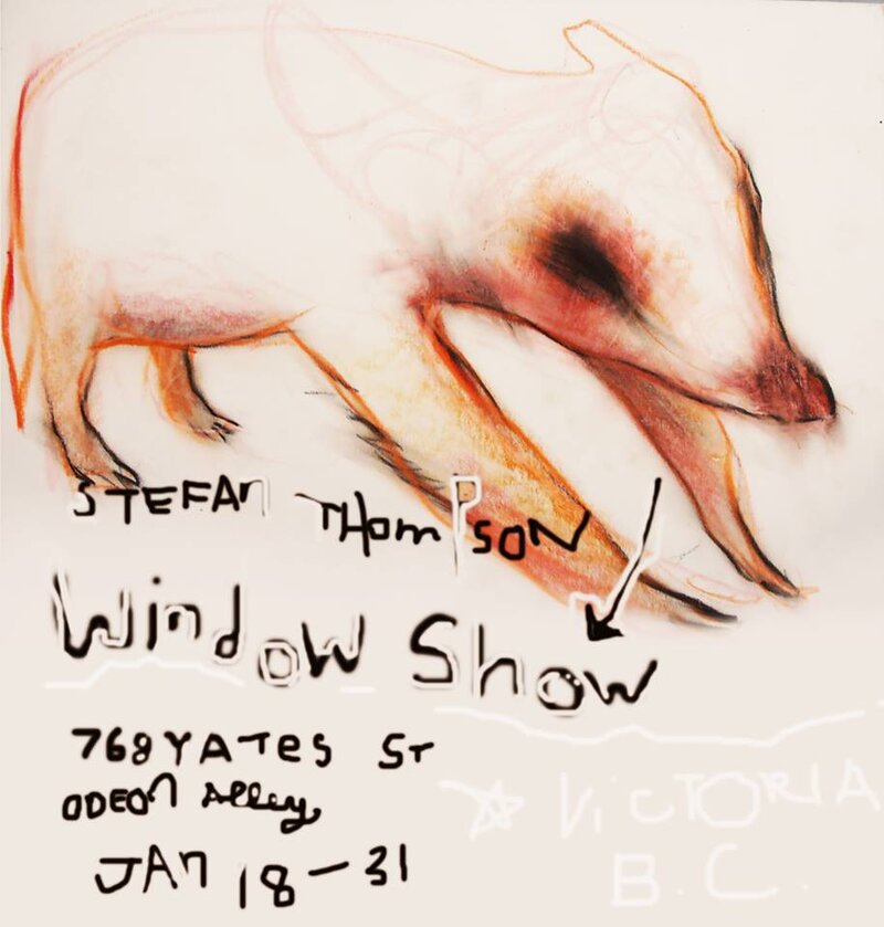 Stefan Thompson : Window Show @ Odeon Alley Jan 18 2014 - Jul 11th @ Odeon Alley