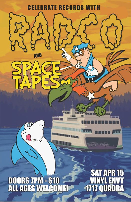 RADCO, Spacetapes @ Vinyl Envy Apr 15 2017 - May 6th @ Vinyl Envy