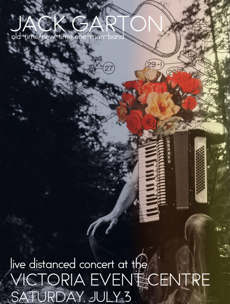 Jack Garton @ Victoria Event Centre Jul 3 2021 - May 14th @ Victoria Event Centre
