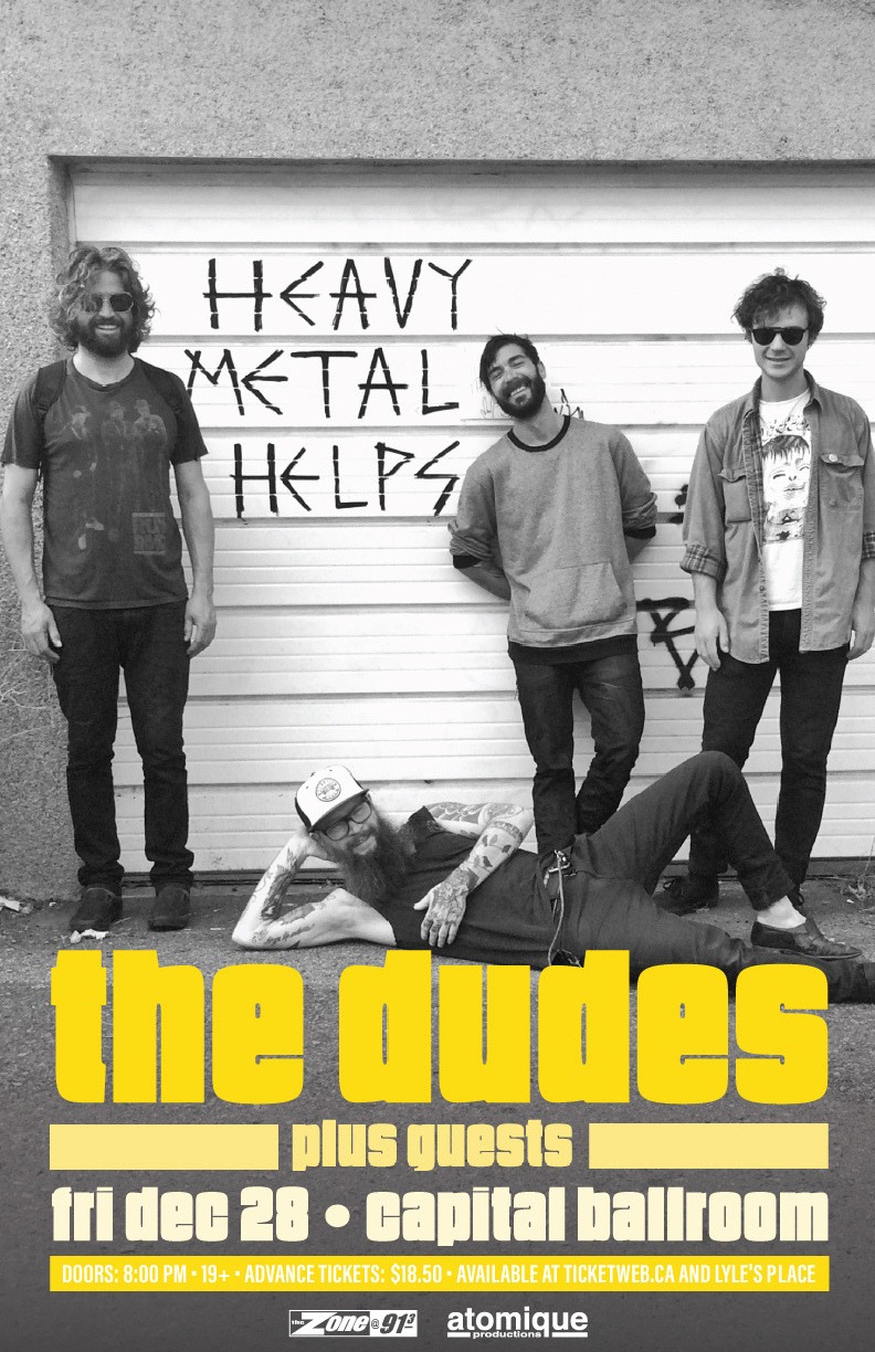 The Dudes, acres of lions, Trophy Dad @ Capital Ballroom Dec 28 2018 - May 6th @ Capital Ballroom