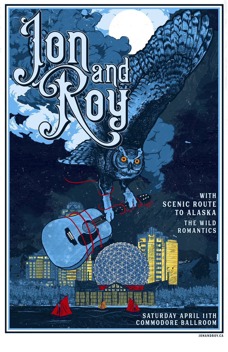 Jon and Roy, Scenic Route to Alaska, The Wild Romantics @ The Commodore Ballroom Apr 11 2020 - May 6th @ The Commodore Ballroom