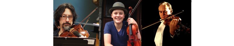 Three Gentlemen (Playing Violins and Violas): Pablo Diemecke, Kenji Fuse, Joshua Litton @ Wood Performance Hall Sep 15 2015 - May 6th @ Wood Performance Hall