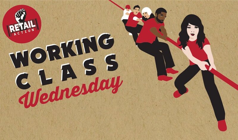 Working Class Wednesday & Mall Crawl: Niloo Farahzadeh, Ellen Trottier, Wes Carroll, Retail Action Network @ Victoria Event Centre Sep 14 2016 - Jun 4th @ Victoria Event Centre