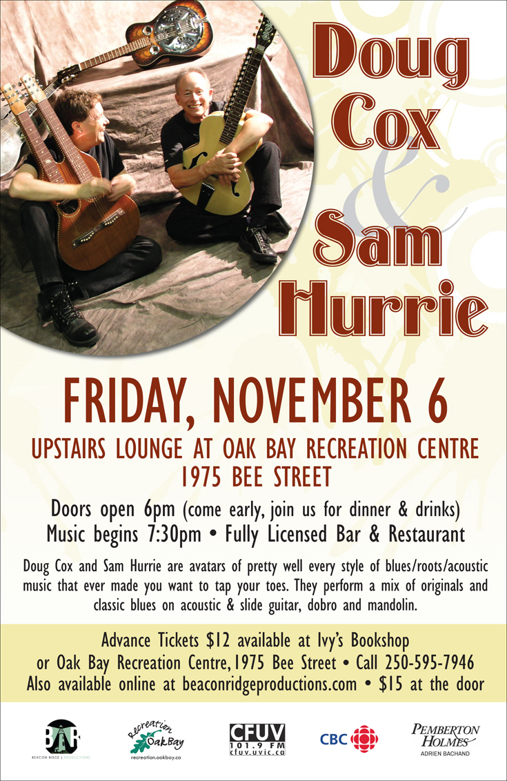 Doug Cox & Sam Hurrie: Doug Cox and Sam Hurrie @ Sports View Lounge Nov 6 2015 - Jun 4th @ Sports View Lounge