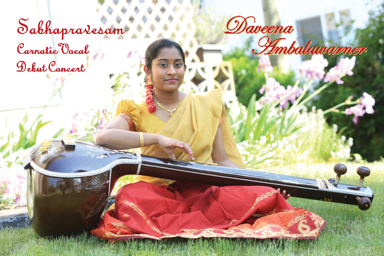 Debut Concert: Daveena  Ambalawarner @ Shadbolt Centre for the Arts Jul 21 2018 - May 17th @ Shadbolt Centre for the Arts
