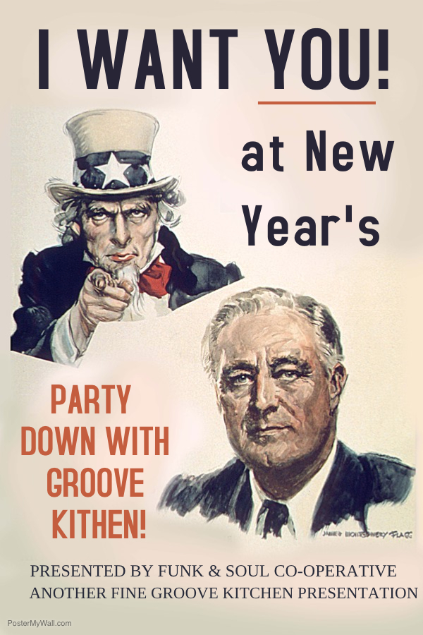 New Year's Eve with Groove Kitchen: Dave Anderson, Pedro Arbour  (drums), Eric The Red, Steve Moyer (bass), Adrian Chamberlain @ Hermann's Jazz Club Dec 31 2016 - May 7th @ Hermann's Jazz Club
