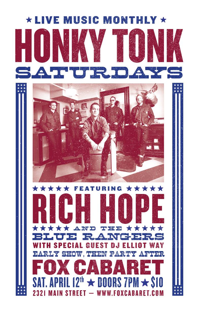 Rich Hope and the Blue Rich Rangers, DJ Elliot Way @ Fox Cabaret - Apr 12, 2014