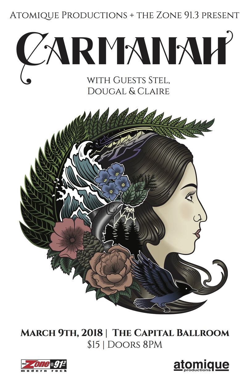 Carmanah, Stel, Dougal & Claire @ Capital Ballroom Mar 9 2018 - Jun 8th @ Capital Ballroom